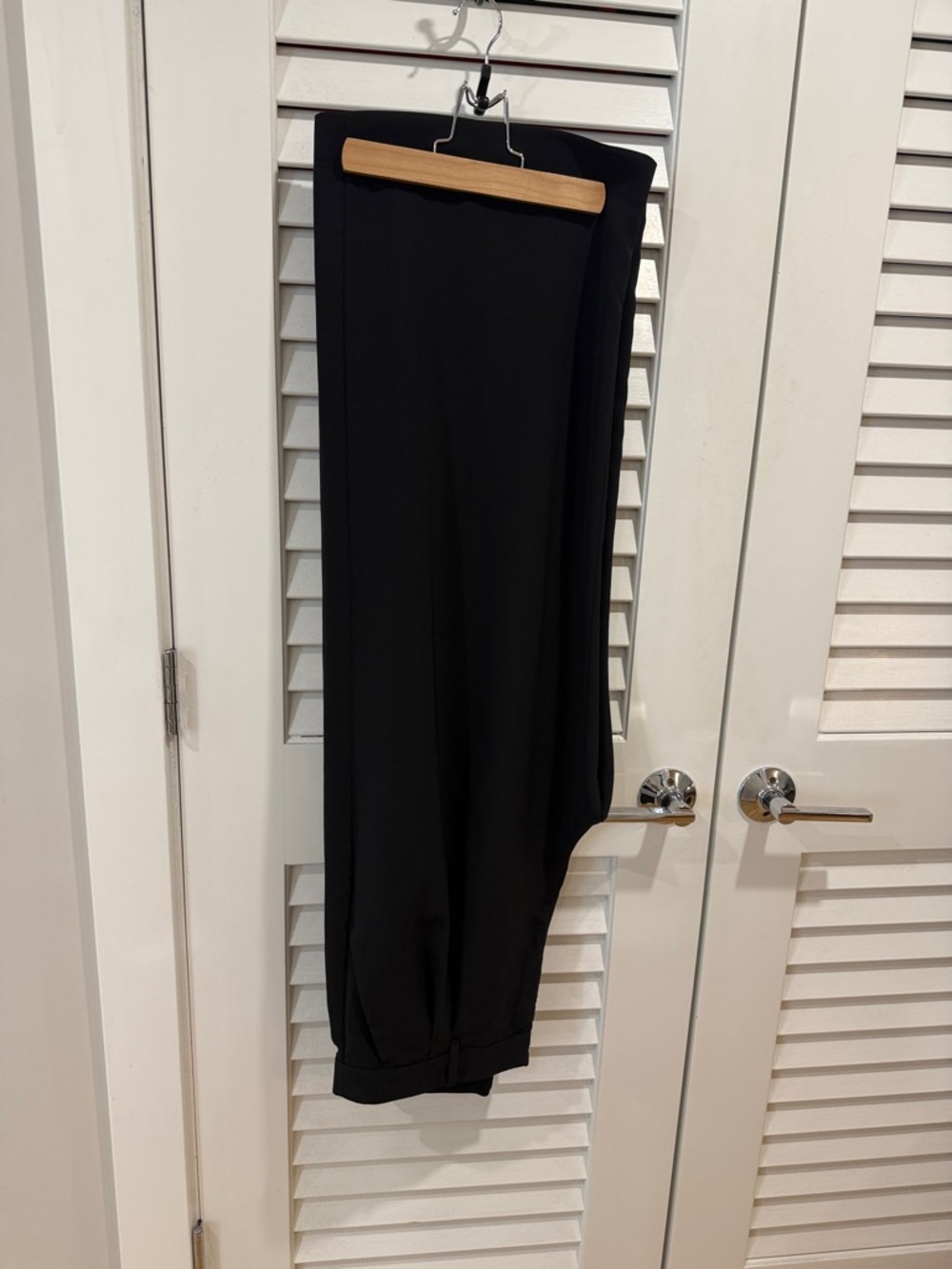 GAP Black Petite High-Rise Trousers